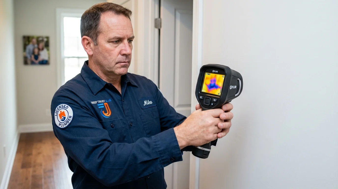 Thermal imaging leak detection by Johns Plumbing LLC in Duarte